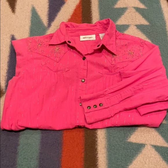 Wrangler Long Sleeve Western Shirt - Picture 2 of 5